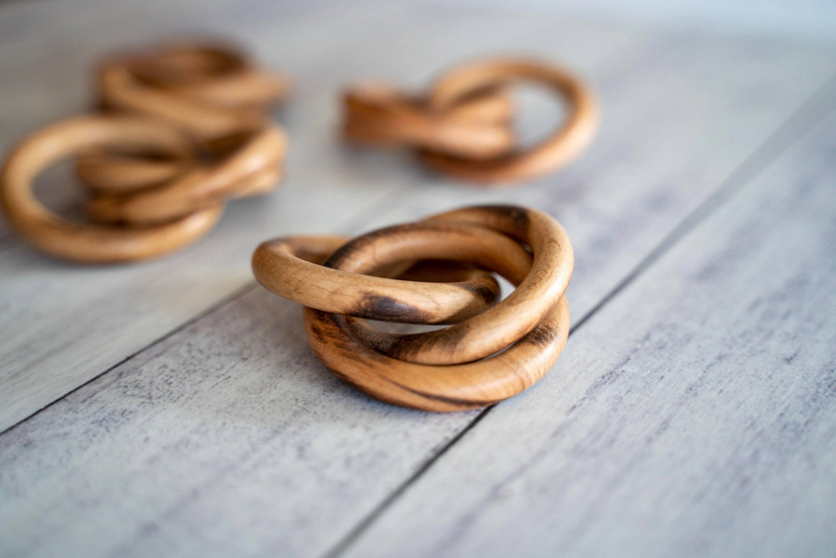 Wood Bangles Napkin Rings, set of four – Dot and Army