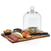 Acaciawood Cheese Board Serving Set with Glass Dome - Libbey