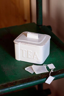  Tea Canister - Lastra White