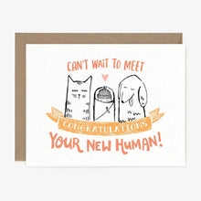  New Human Baby Card - Paper Pony Co.