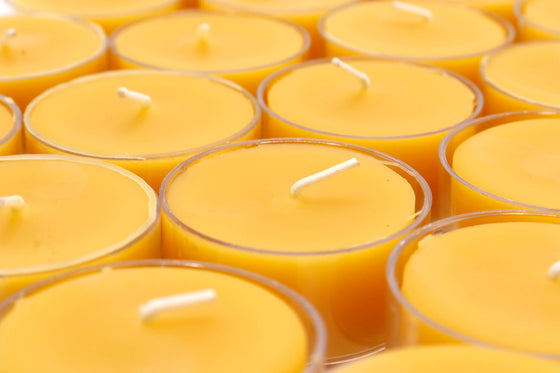 Beeswax Tea Light Candles  - 5 pack - BeeBearPro