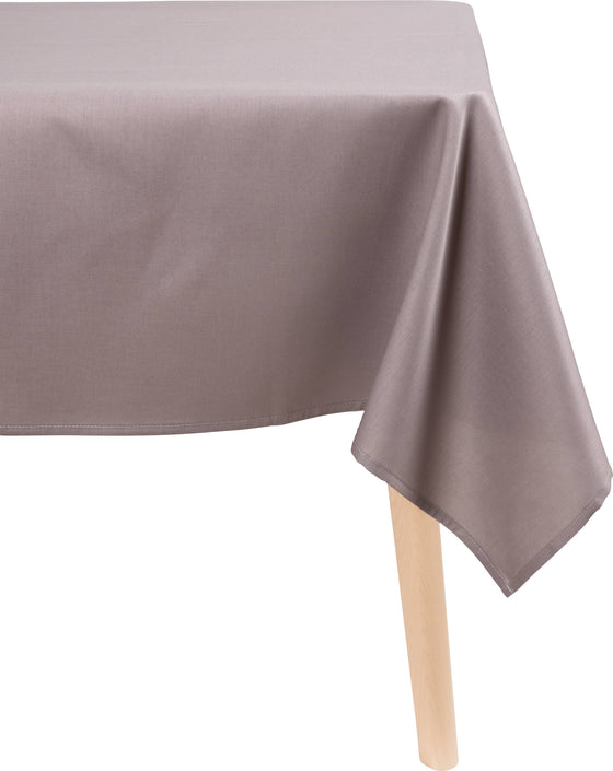 Gray 70 x 84 Chateau Easy Care Tablecloth - KAF Home