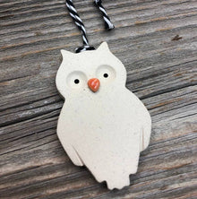  Owl Holiday Ornament -Handmade -Tasha McKelvey