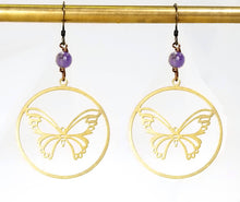  Butterfly Earrings with Gemstones in Multiple Colors - Edgy Petal Jewelry