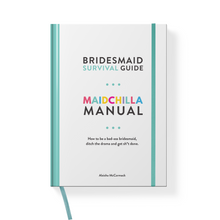  Bridechilla - Maidchilla Manual Bridesmaid Survival Guide - Aubergine 