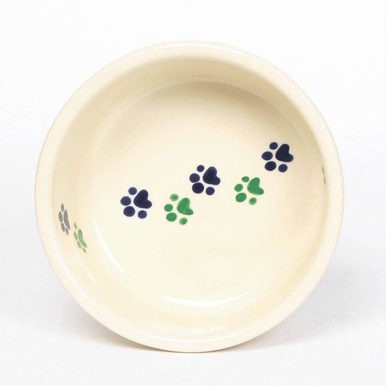 Cool Walking Paws Small Pet Bowl - Emerson Creek Pottery