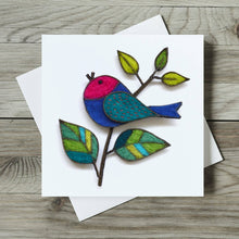  Morning Song Bird blank greetings card - Nicky Brier Designs