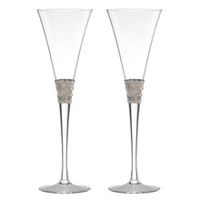  Platinum Toasting Flutes Set of 2 - Truro