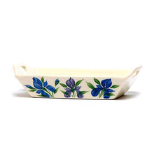  Field of Iris Cracker Basket - Emerson Creek Pottery