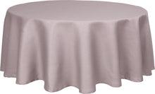  Gray 70" Round Chateau Easy Care Tablecloth - KAF Home