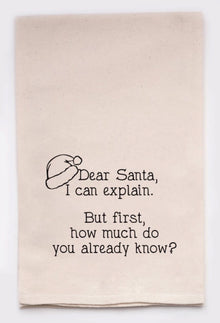  Santa I Can Explain - Tea Towel