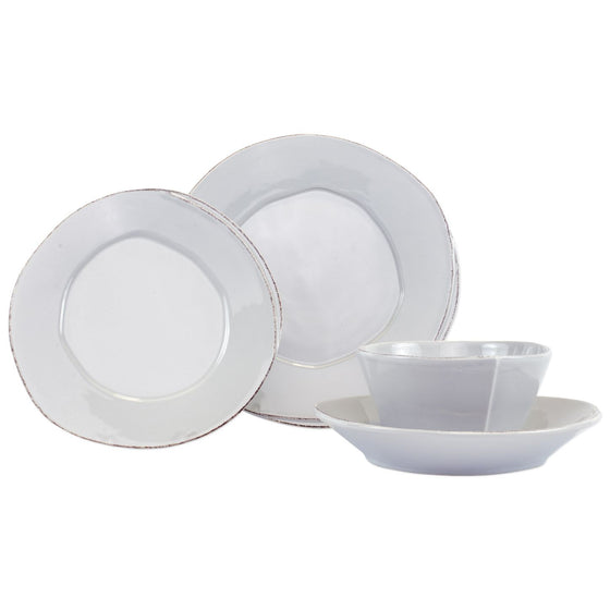 Lastra Light Gray 4 Pc Place Setting