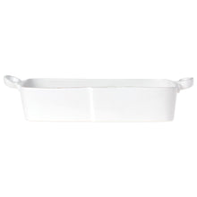  LASTRA WHITE RECTANGULAR BAKER