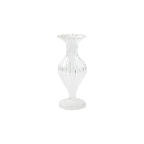 Ottico Glass Short Bud Vase/Candlholder - Set of 2