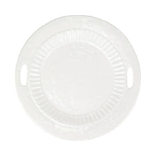  ROUND HANDLED TRAY - PIETRA SERENA