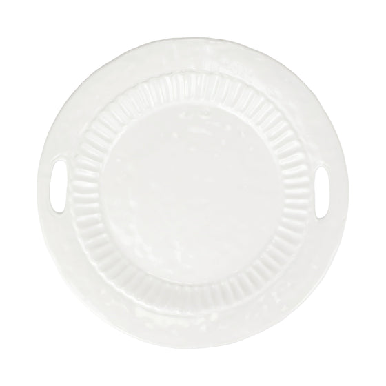 ROUND HANDLED TRAY - PIETRA SERENA