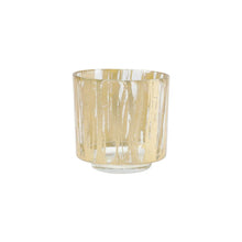  GOLD BRUSHSTROKE VOTIVE - Rufolo Glass