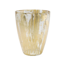  GOLD BRUSHSTROKE VASE - Rufolo Glass