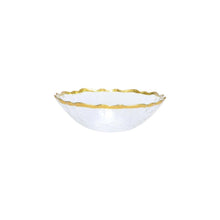  Clear Baroque Glass Small Bowl