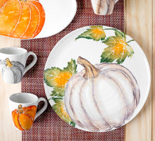  ROUND PLATTER W/ PUMPKIN - PUMPKINS