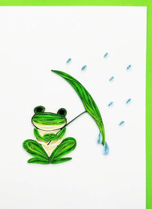  Frog with Umbrella - Iconic Quilling