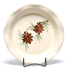  Pinecone - Frilly Pie Plate - Emerson Creek Pottery