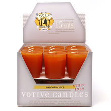  Mandarin Spice Scented Votive Candles  - Mole Hollow Candles