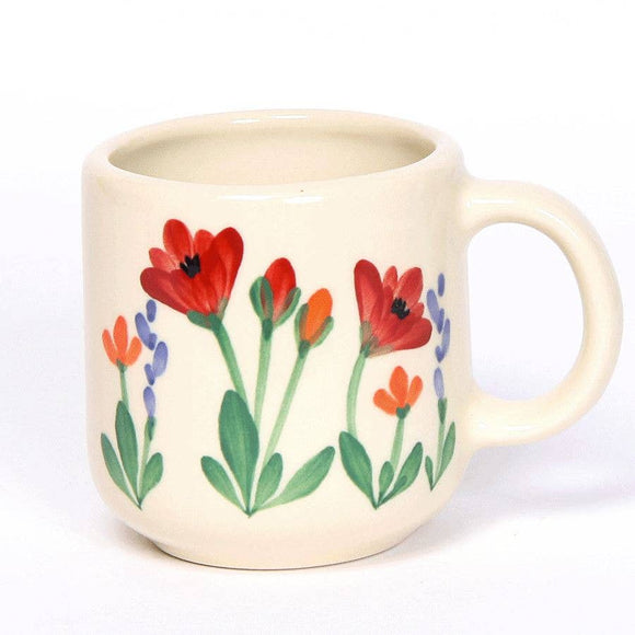 Red Poppy - Signature Mug - Emerson Creek Pottery