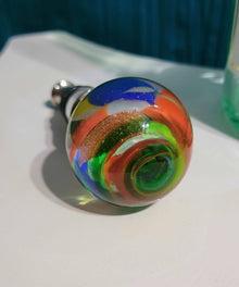  Style 1 - Murano Glass Bottle Stopper Made in Italy - Rita's of California