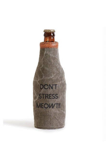  Don't Stress Up-Cycled Canvas Bottle Cover